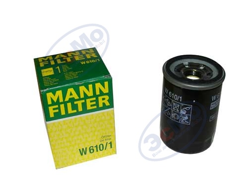 Фильтр масляный (MANN) W 610/1 Fiat, Subaru, Suzuki