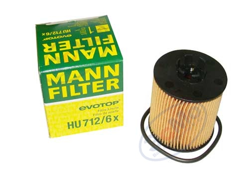 Фильтр масляный (MANN) HU 712/6 x   VAG