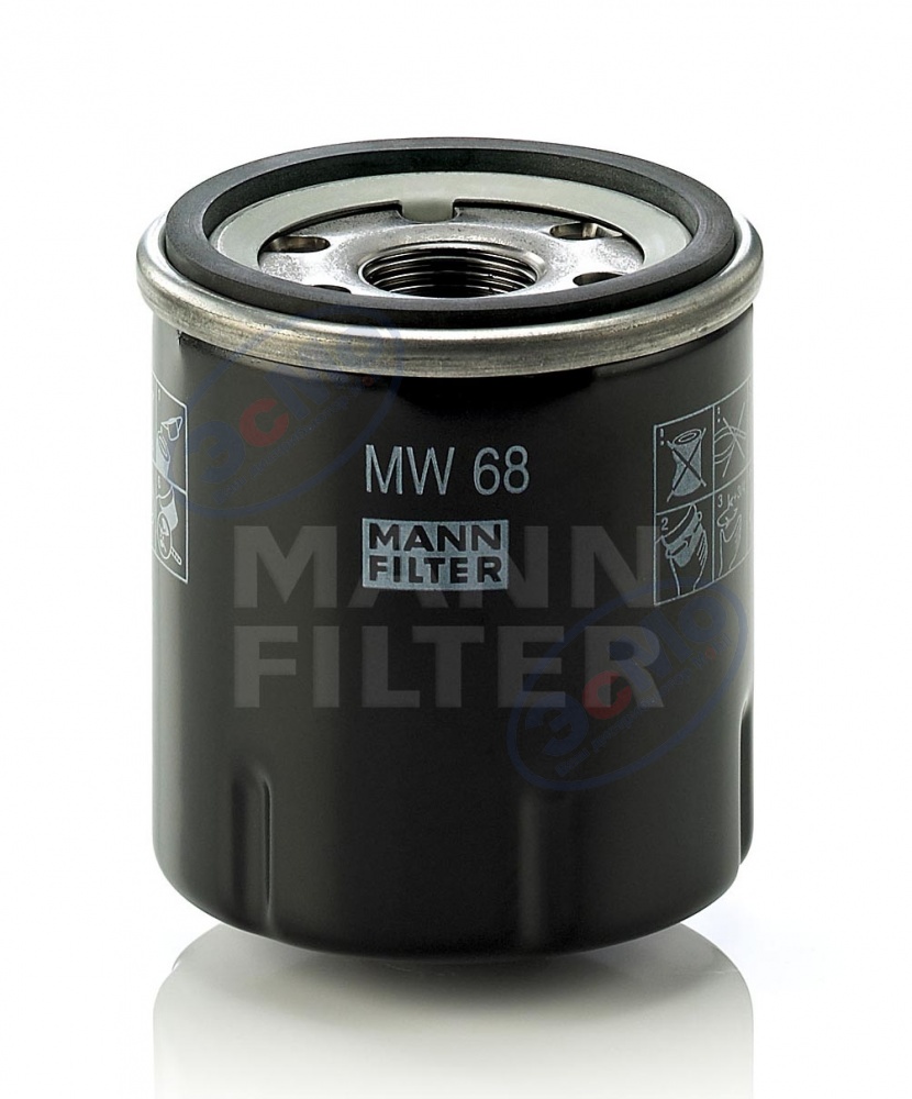 Фильтр масляный (MANN) MW 68