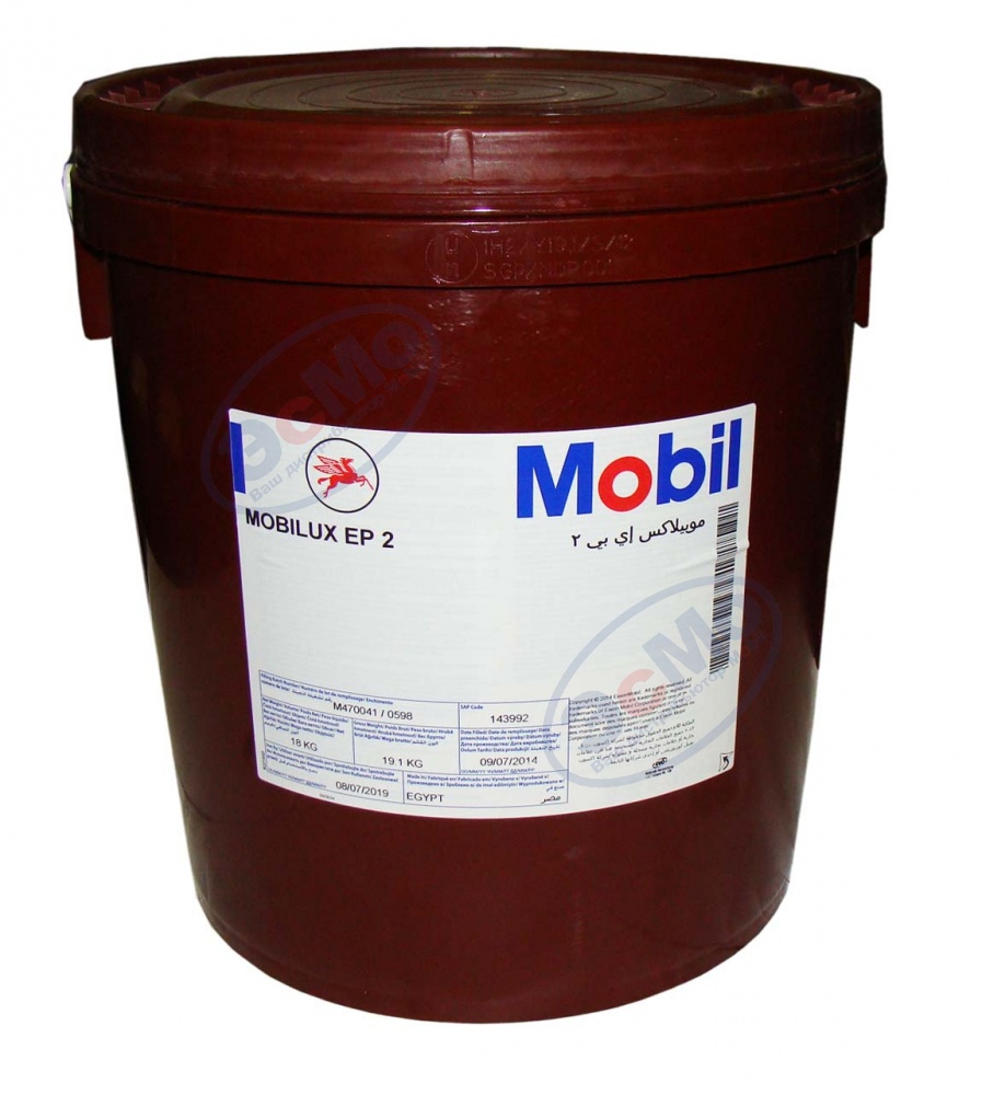 Смазка литиевая Mobilux EP 2  18 кг