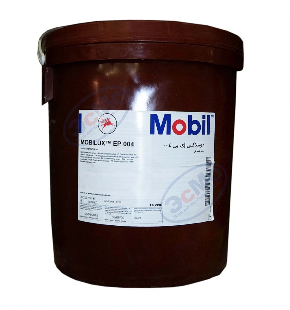 Смазка литиевая Mobilux EP 004  18 кг