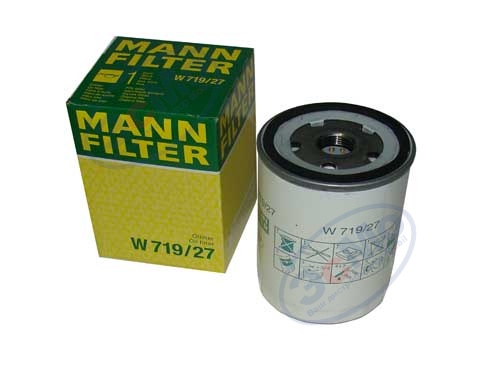 Фильтр масляный (MANN) W 719/27 Ford, Jeep, Mazda