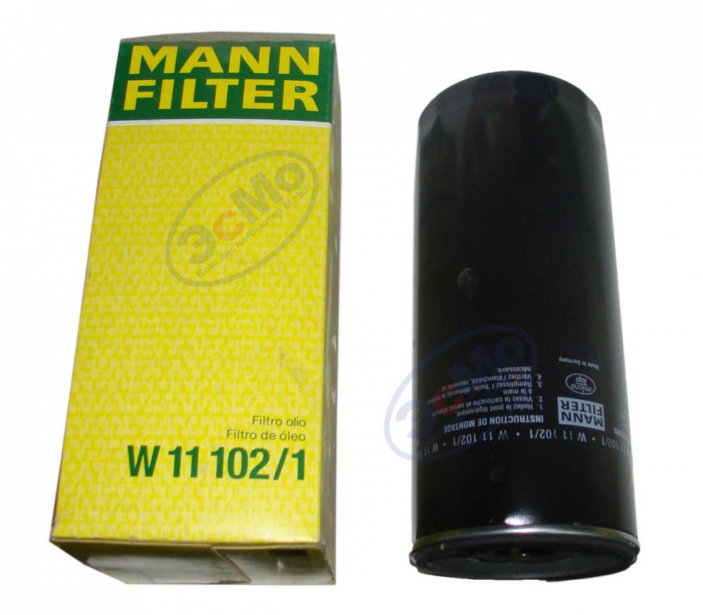 Фильтр масляный (MANN) W 11 102/1