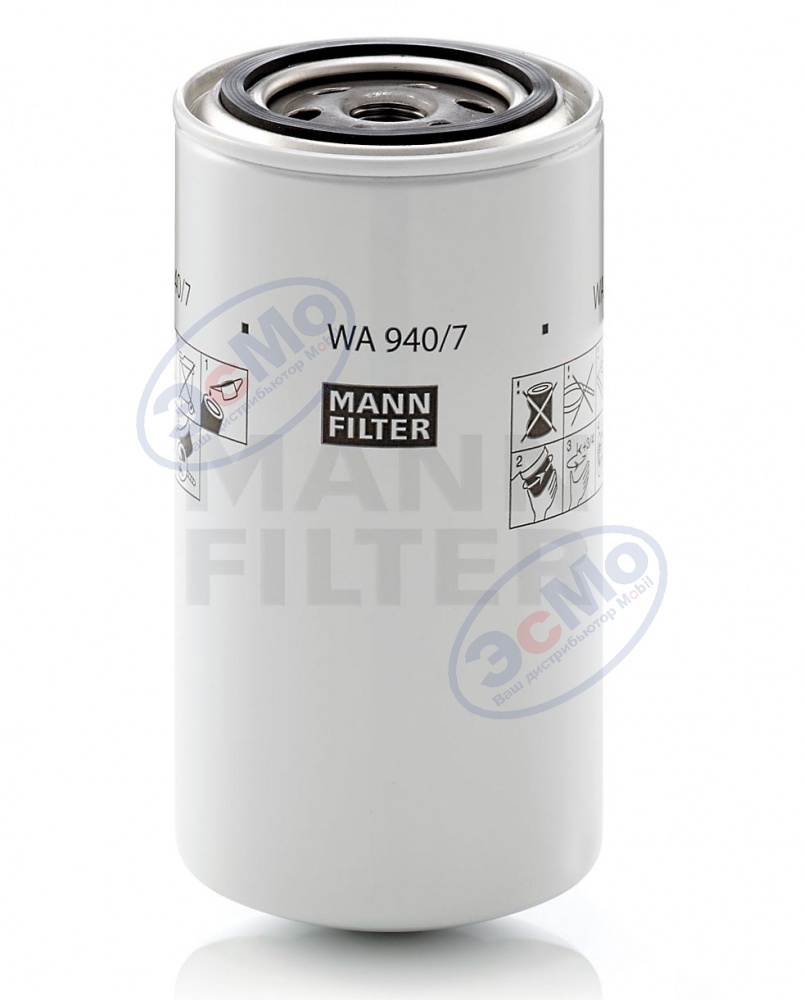 Фильтр масляный (MANN) WA 940/7