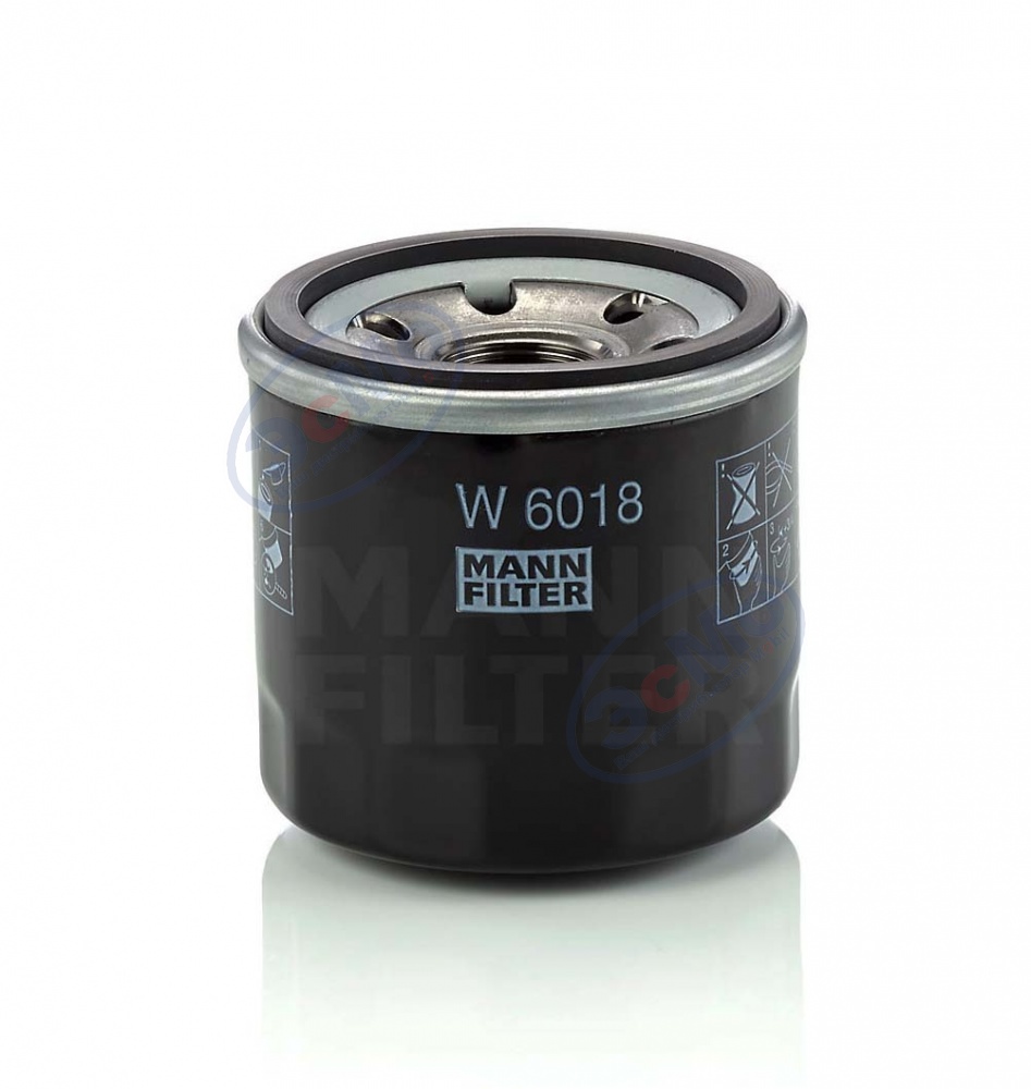 Фильтр масляный (MANN) W 6018 Mazda