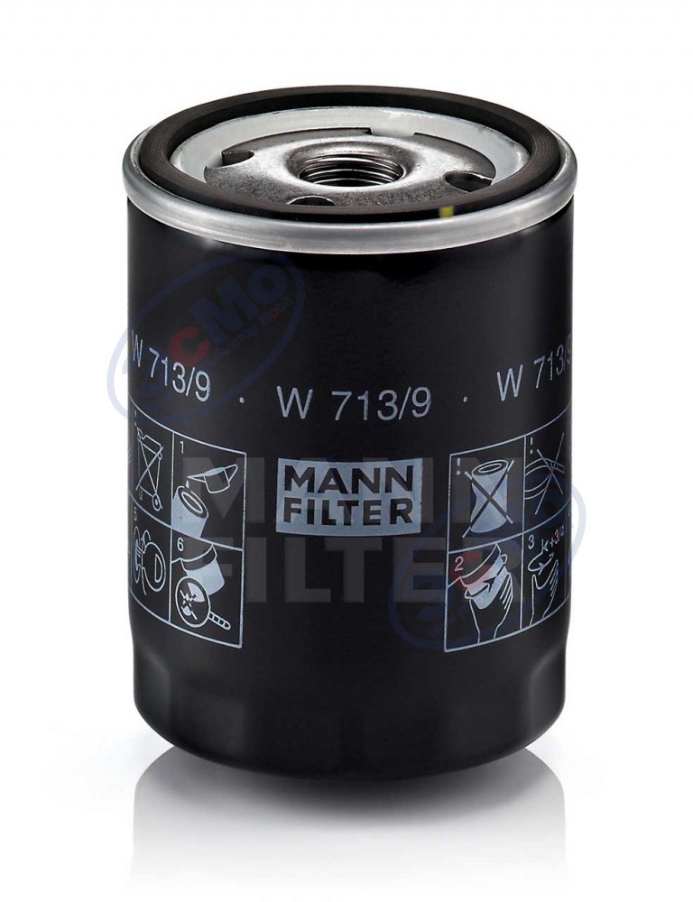 Фильтр масляный (MANN) W 713/9 Land Rover
