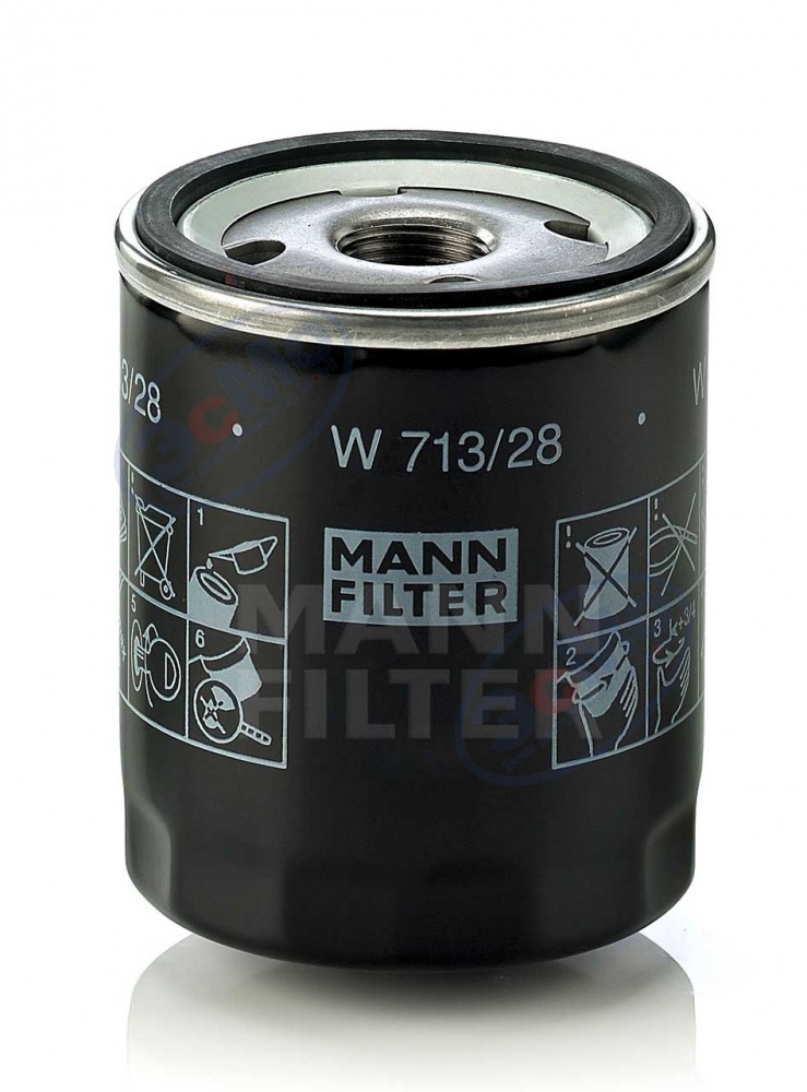Фильтр масляный (MANN) W 713/28 Land Rover