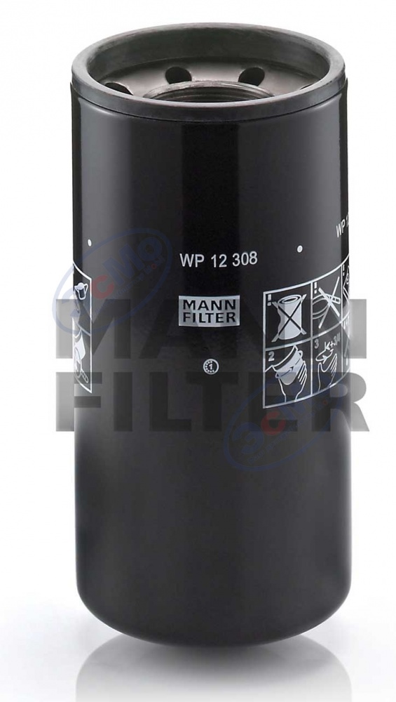Фильтр масляный (MANN) WP 12 308 Agro, Case