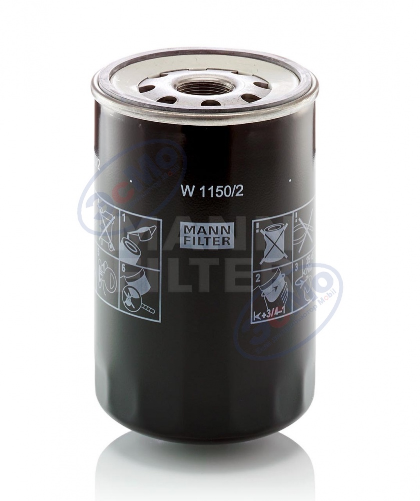 Фильтр масляный (MANN) W 1150/2