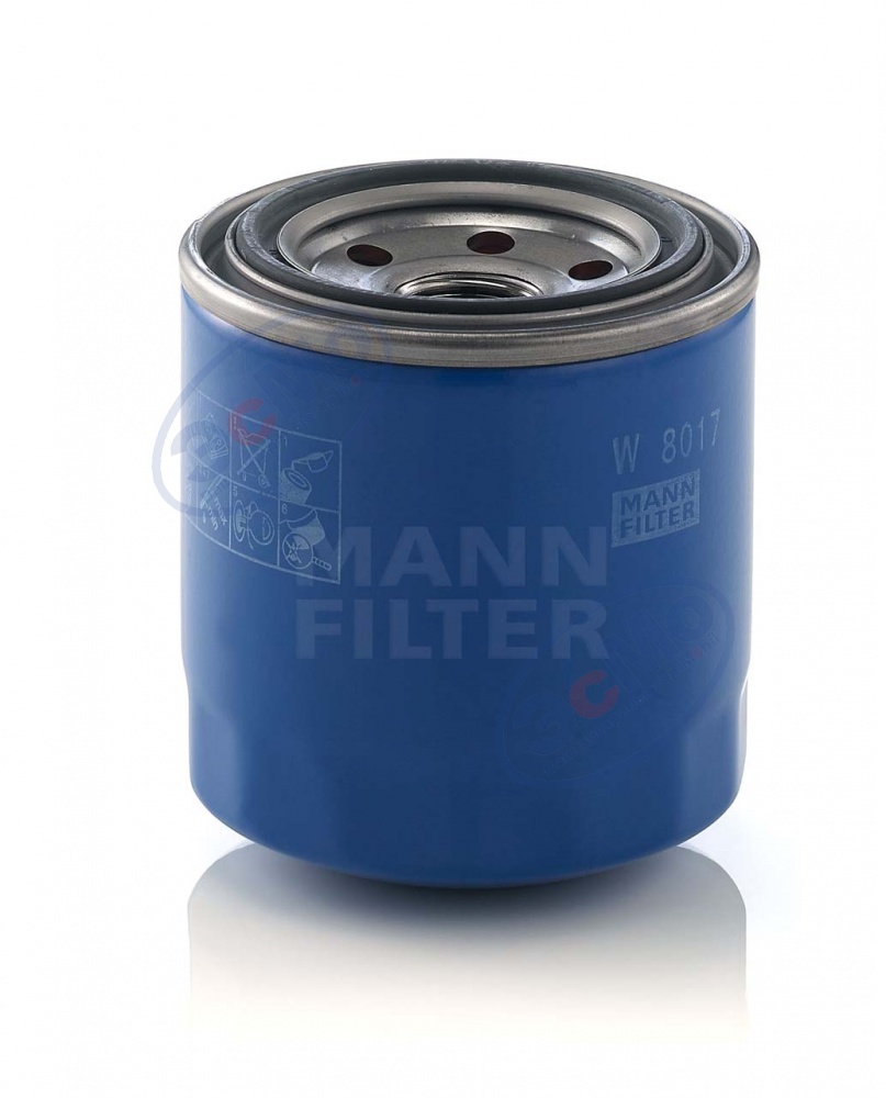 Фильтр масляный (MANN) W 8017 Hyundai, KIA